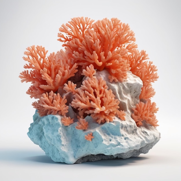 a coral with the word coral on it is on a white background