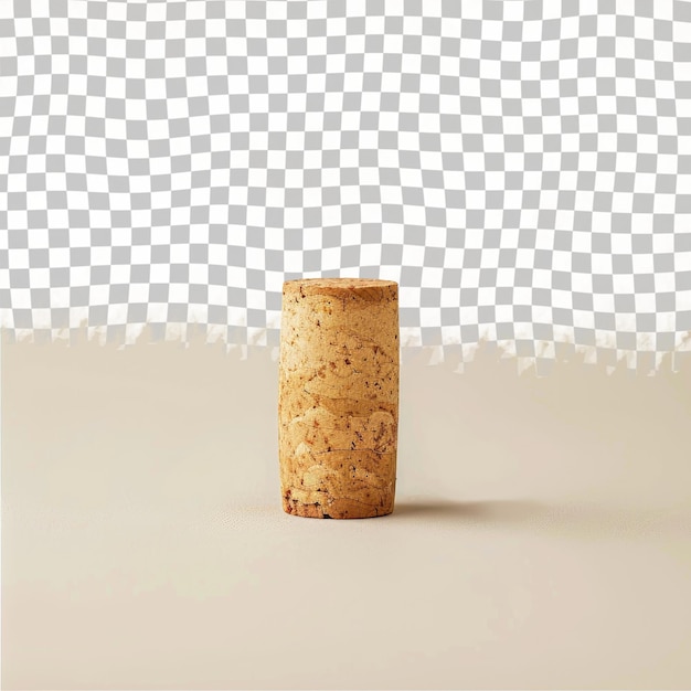 PSD a cork from a bottle of wine is shown in the background