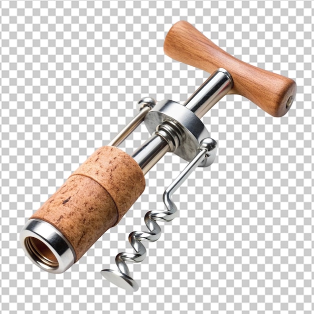 PSD corkscrew isolated on transparent background