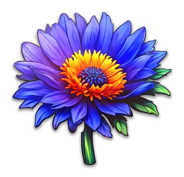 Corn flower design psd