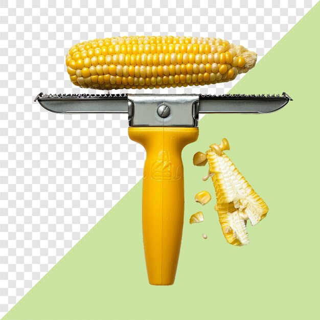 PSD corn peeler transparent background isolated image generative ai