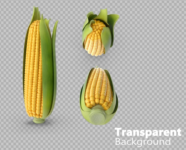 corn on transparent background