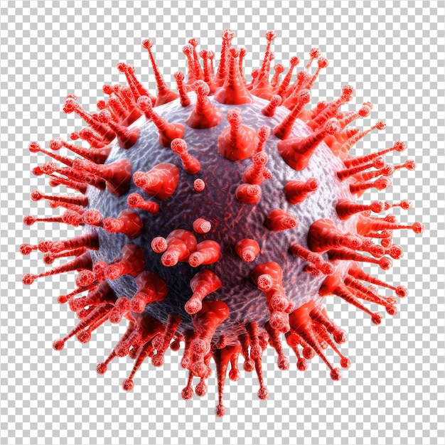 Coronavirus Isolated on Transparent Background