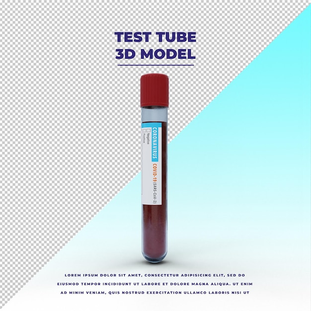 Coronavirus Test tube