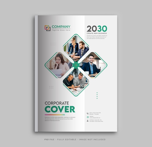 Corporate and Business Book Cover Design Template