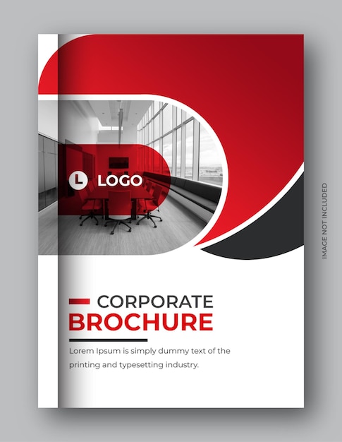 Corporate business brochure book cover design template