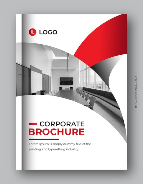 Corporate business brochure book cover design template