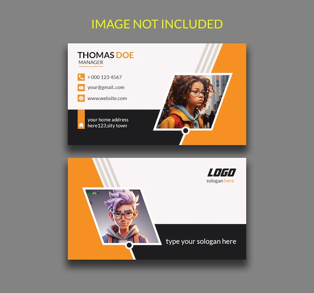 corporate business card template