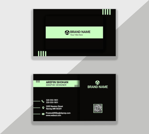 PSD corporate business card