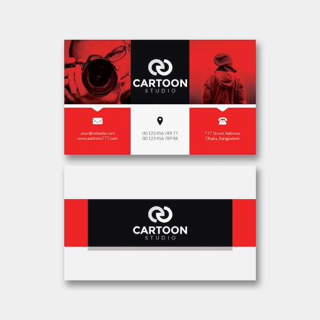 PSD corporate business card