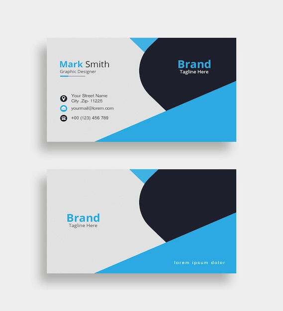 PSD corporate business card