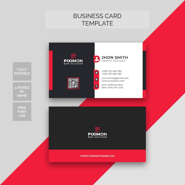 Corporate business card