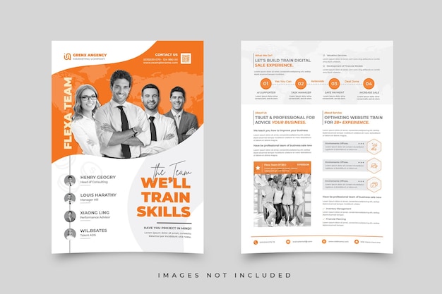 corporate business flyer template