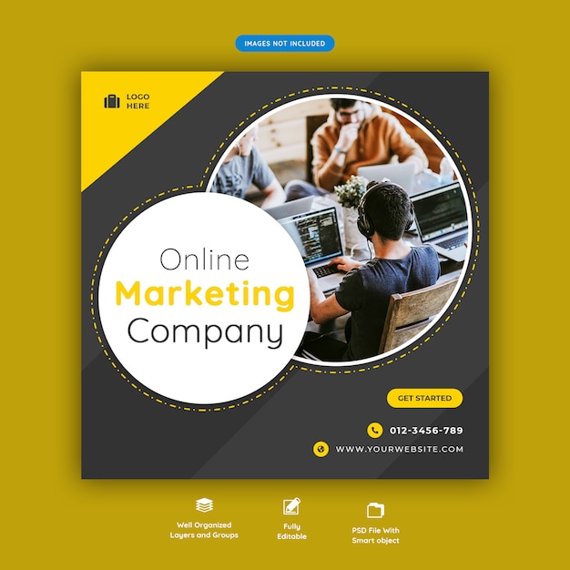 Corporate business social media banner template  