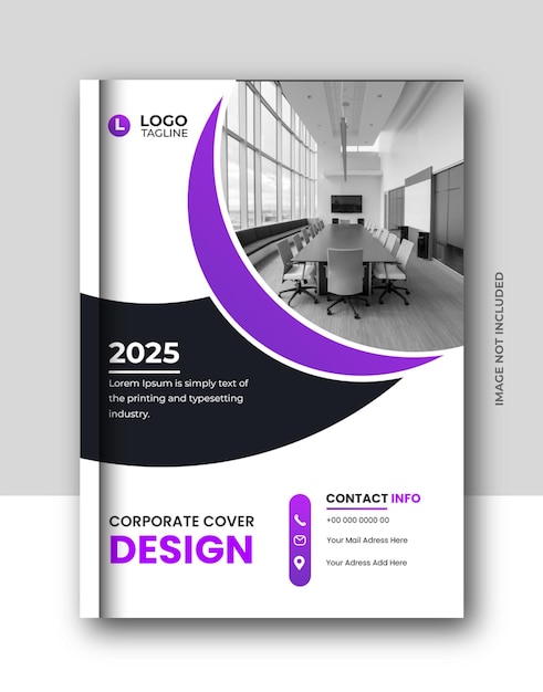 Corporate company annual report, business brochure and book cover design