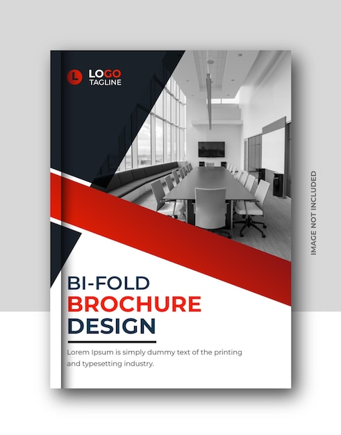 Corporate company profile brochure and annual report book cover design template in a4