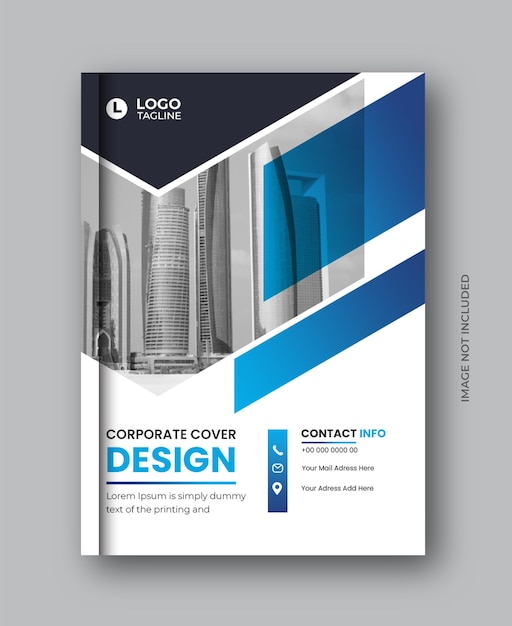 Corporate company profile brochure modern annual report business book cover design