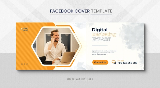 Corporate Facebook cover Banner post and corporate social media banner post template