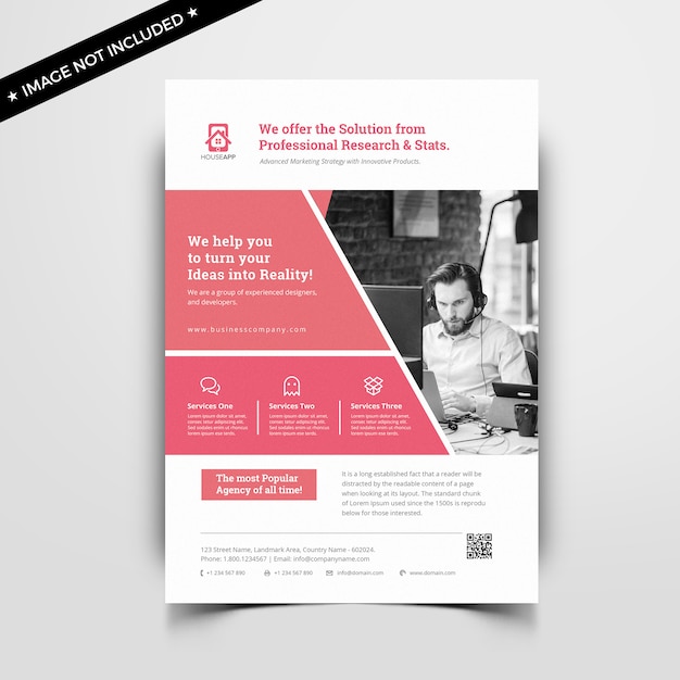 PSD corporate flyer template