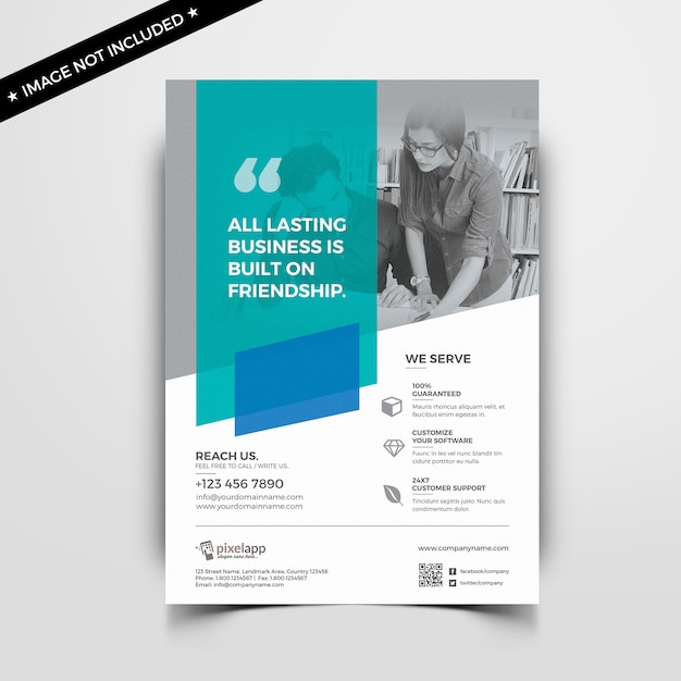 PSD corporate flyer template