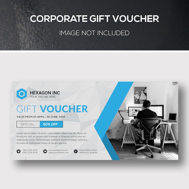 Corporate gift voucher