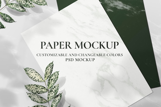 Corporate identity mockup psd stationery set