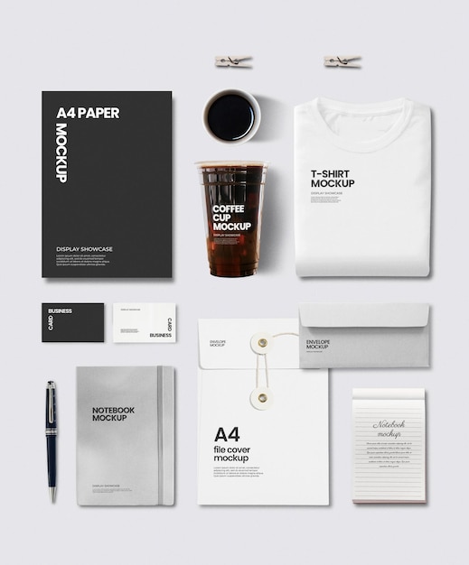 PSD corporate identity mockup