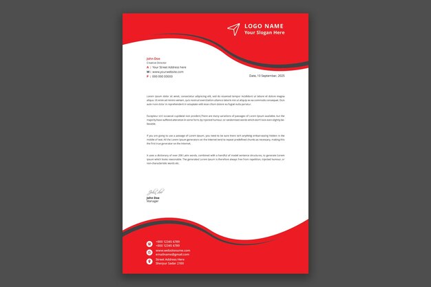 Corporate Letterhead Template