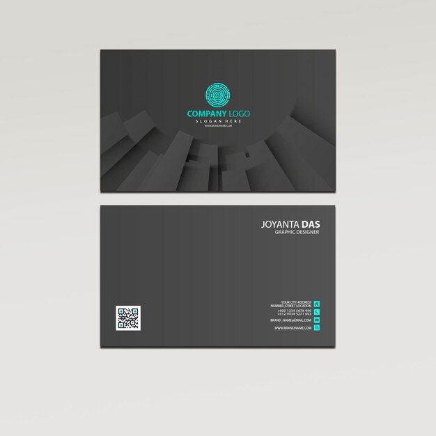 Corporate modern creative and clean business card template