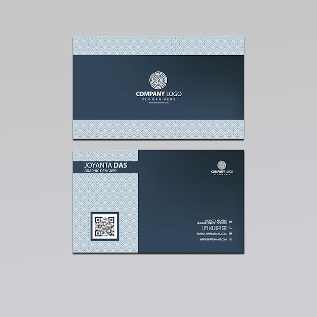 Corporate modern creative and clean business card template