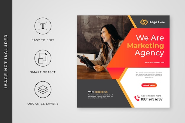 Corporate Social Media Flyer Template