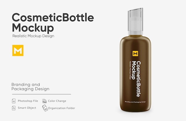 Cosmetic Bottle Mockup