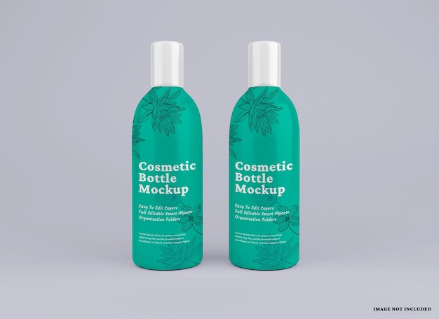 Cosmetic bottle mockup 