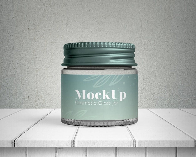 cosmetic cream mockup matte jar mockup photoshop