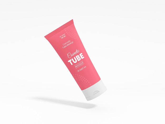 Cosmetic Cream Tube Packaging Mockup