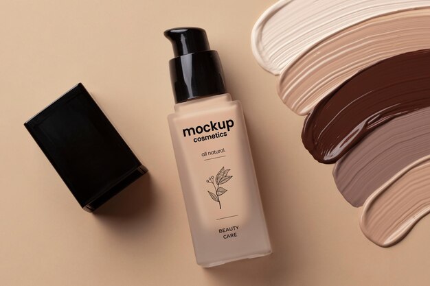 PSD cosmetic fondation mockup