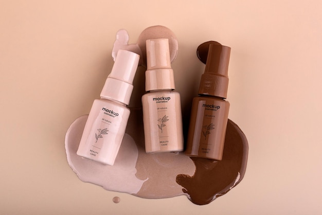 PSD cosmetic foundation mcokup