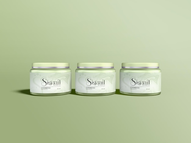 Cosmetic Jar Branding Mockup