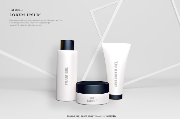 cosmetic mockup psd