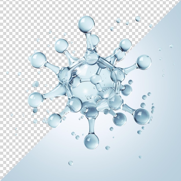 cosmetic moisturizer water molecule png