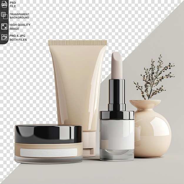 PSD cosmetic products png