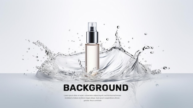 Cosmetic skincare product Background