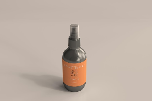 Cosmetic Spray Bottle Mockup