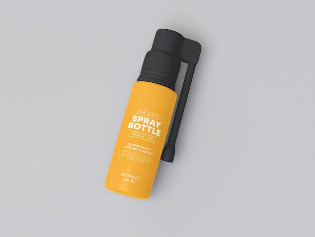 Cosmetic Spray Bottle Mockup