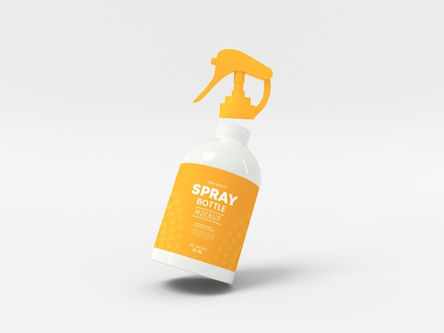 Cosmetic Spray Bottle Mockup