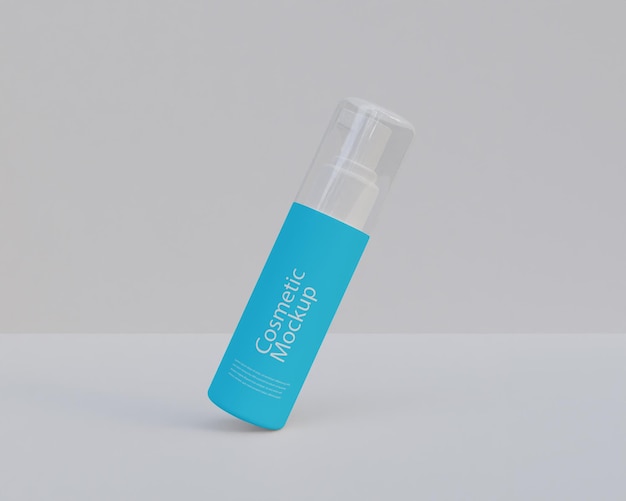 Cosmetic spray perfume mockup