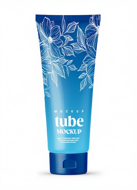 PSD cosmetic tube mockdesign