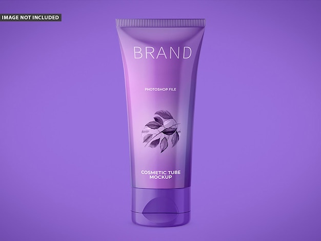 Cosmetic tube mockup