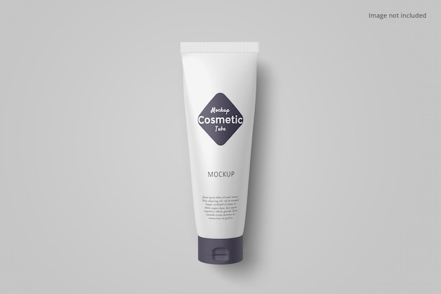 cosmetic tube packaging mockup