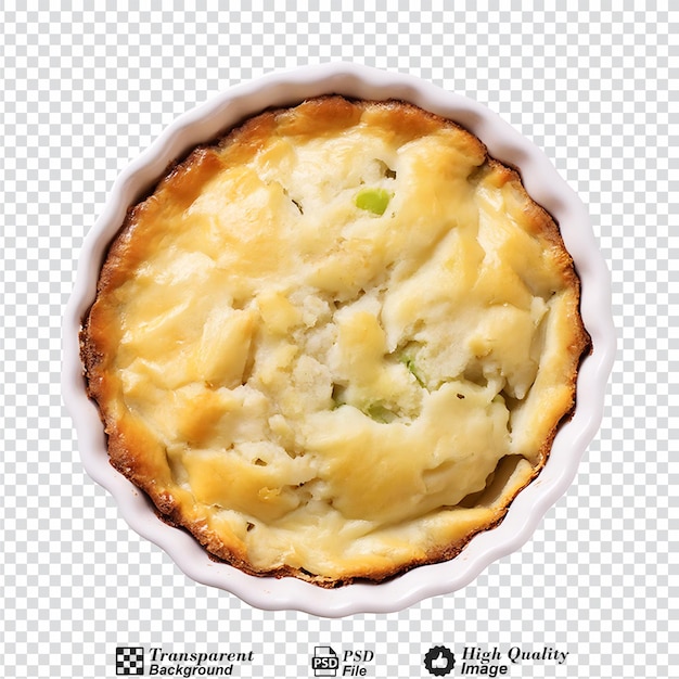 Cottage pie isolated on transparent background